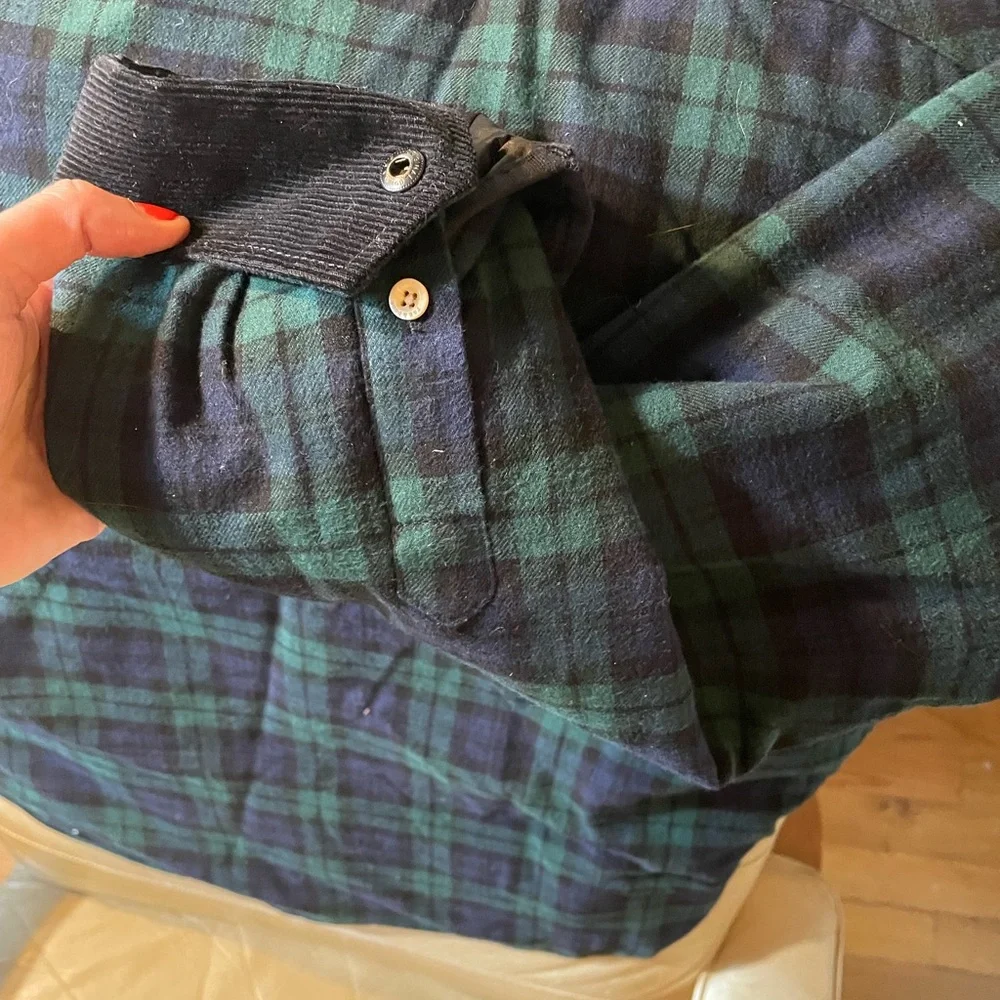rag & bone Green and Blue Plaid Shirt Jacket - Picture 10 of 10